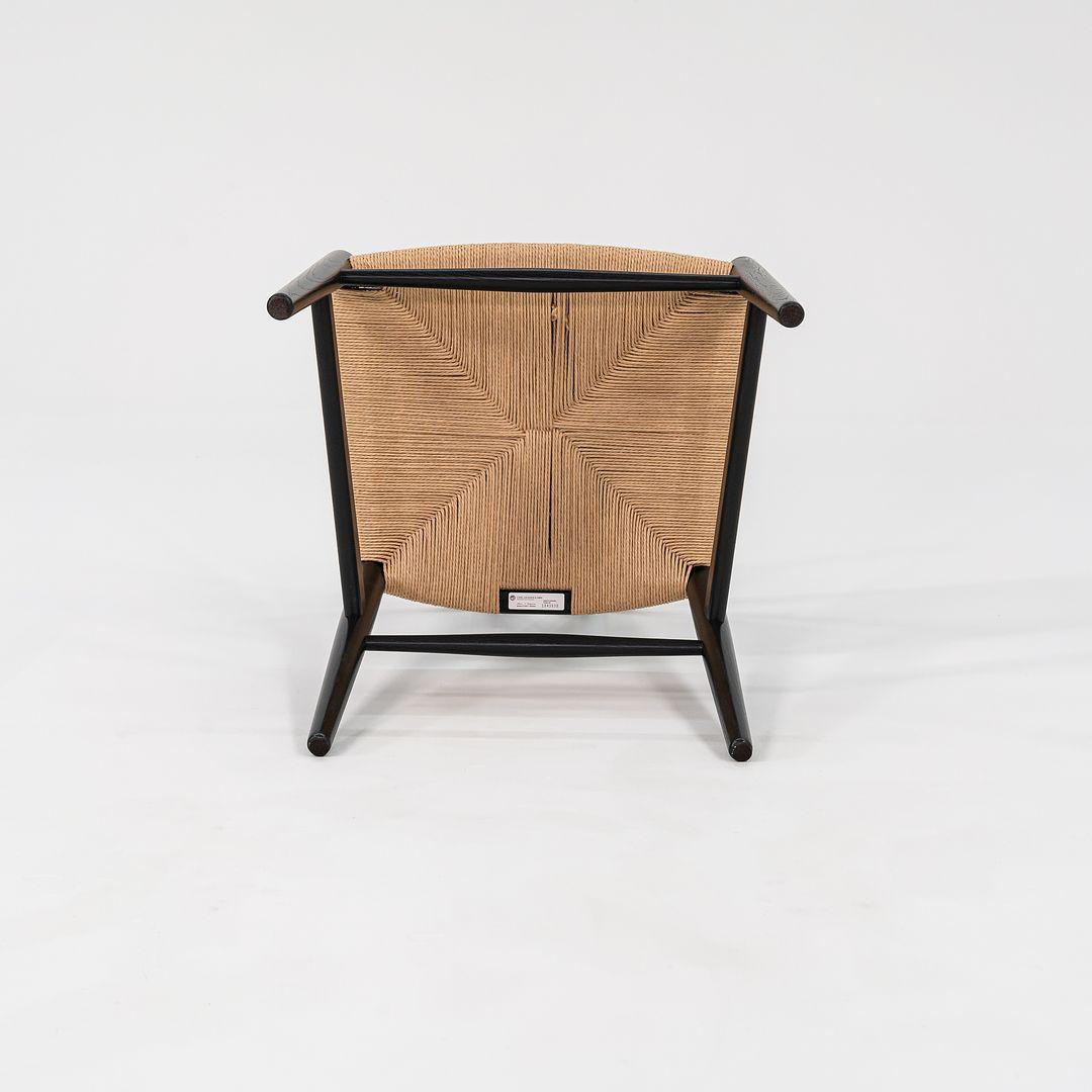 2022 Hansen per Carl Hansen CH24 Sedia Wishbone in Oak / Papercord Nero in vendita 4