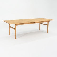 2022 Hans Wegner para Carl Hansen CH327 Mesa de comedor Roble Petróleo 97x37in de Dinamarca