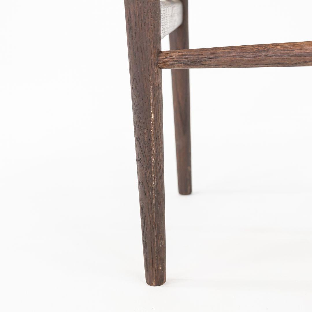 2022 Hans Wegner for Carl Hansen CH36 Dining Chair Oak Smoked Oil w/ Papercord en vente 4