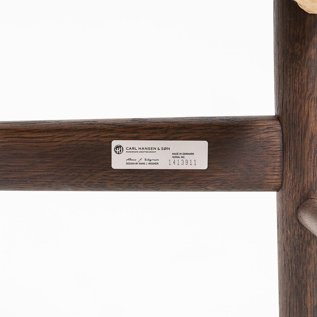 2022 Hans Wegner for Carl Hansen CH36 Dining Chair Oak Smoked Oil w/ Papercord en vente 5