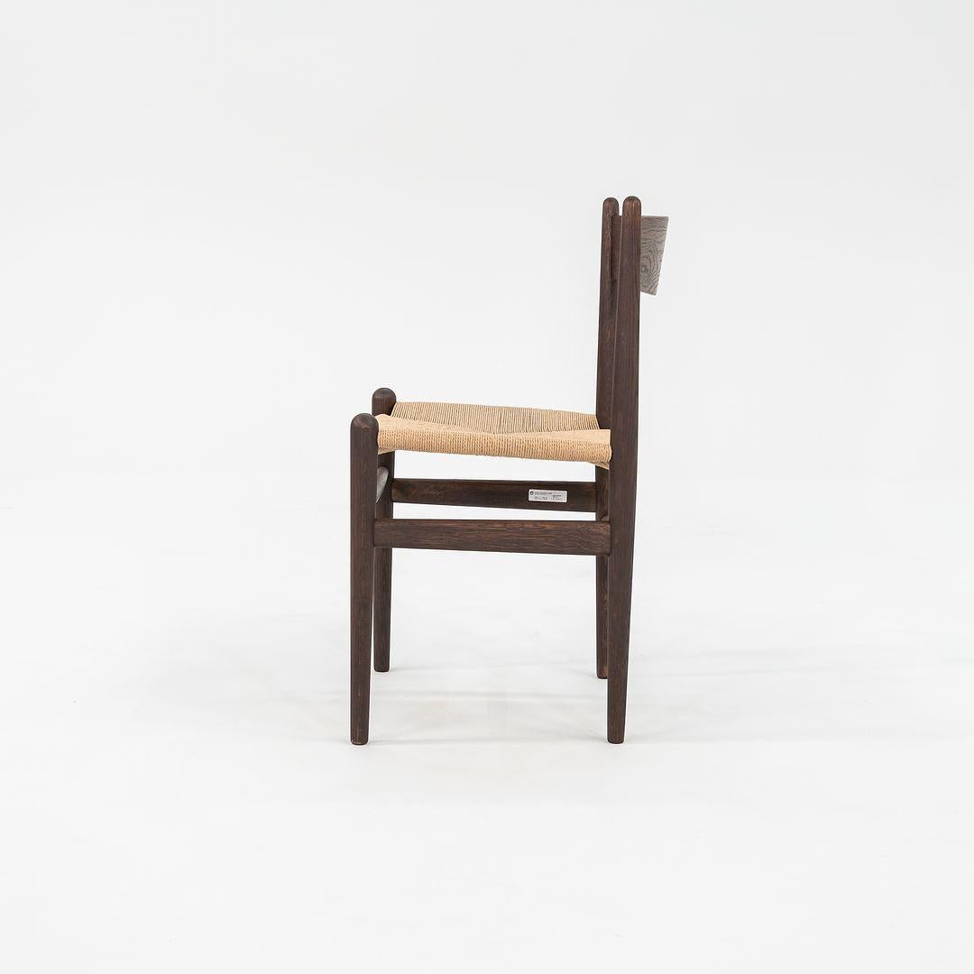 XXIe siècle et contemporain 2022 Hans Wegner for Carl Hansen CH36 Dining Chair Oak Smoked Oil w/ Papercord en vente