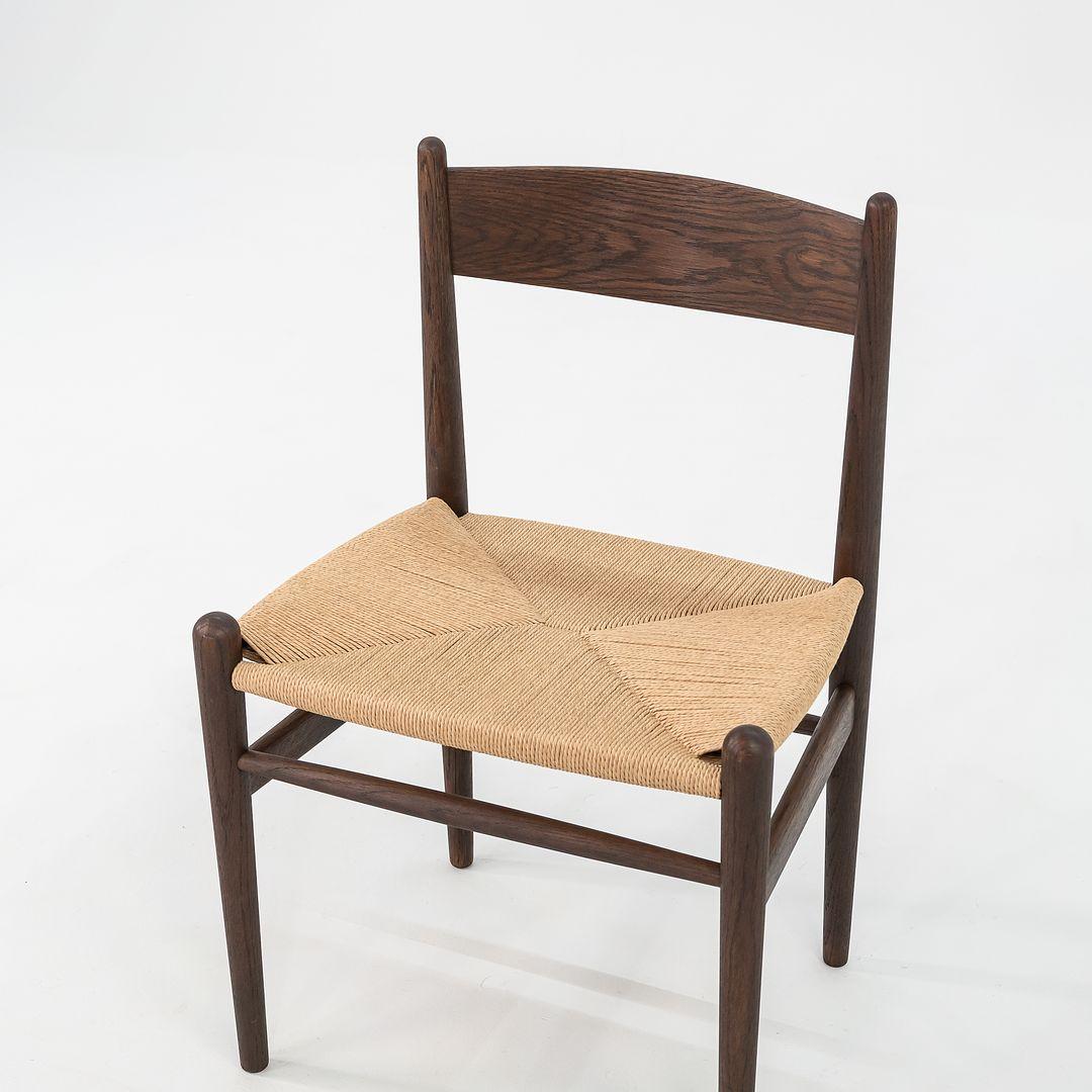 2022 Hans Wegner for Carl Hansen CH36 Dining Chair Oak Smoked Oil w/ Papercord en vente 1