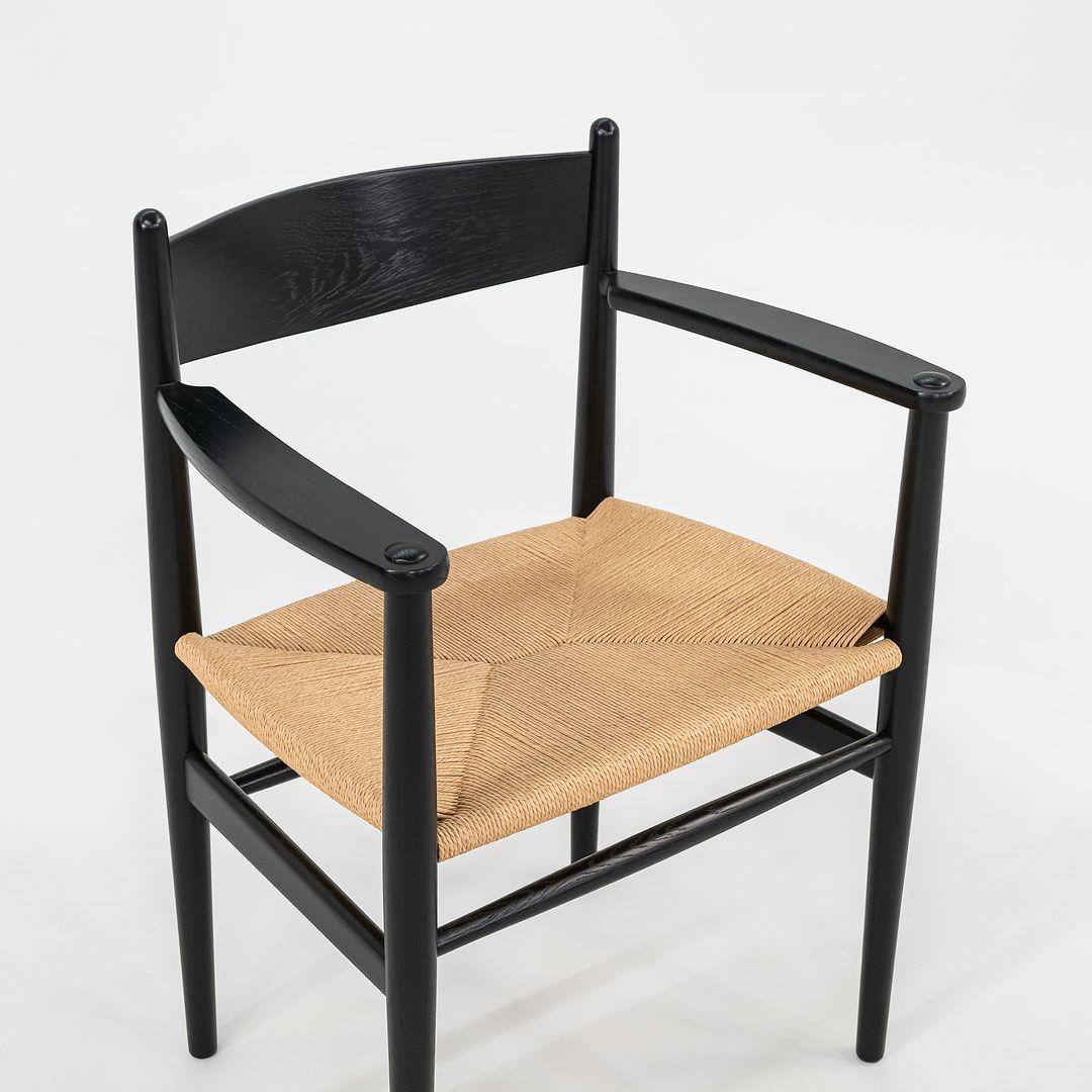 Esszimmerstuhl CH37 aus Eiche mit schwarzer natürlicher Papierkordel, Hans Wegner für Carl Hansen, 2022 im Angebot 1
