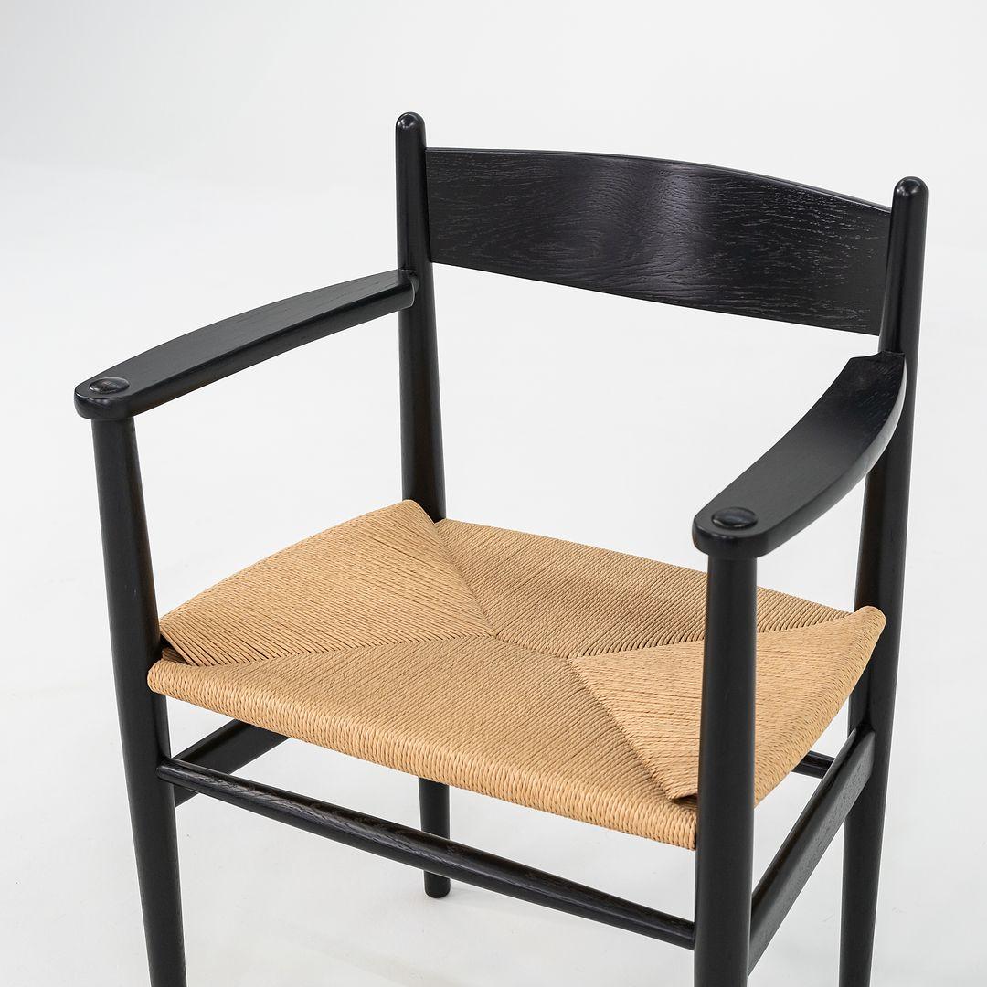 Esszimmerstuhl CH37 aus Eiche mit schwarzer natürlicher Papierkordel, Hans Wegner für Carl Hansen, 2022 im Angebot 2