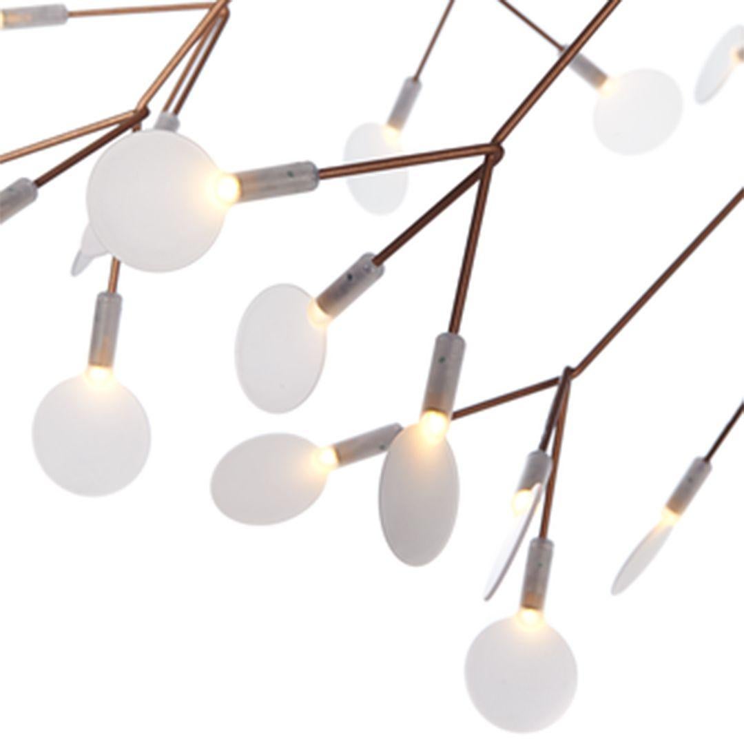 Moderno 2022 Lampada a sospensione Heracleum II in rame 98D di Bertjan Pot per Moooi in vendita