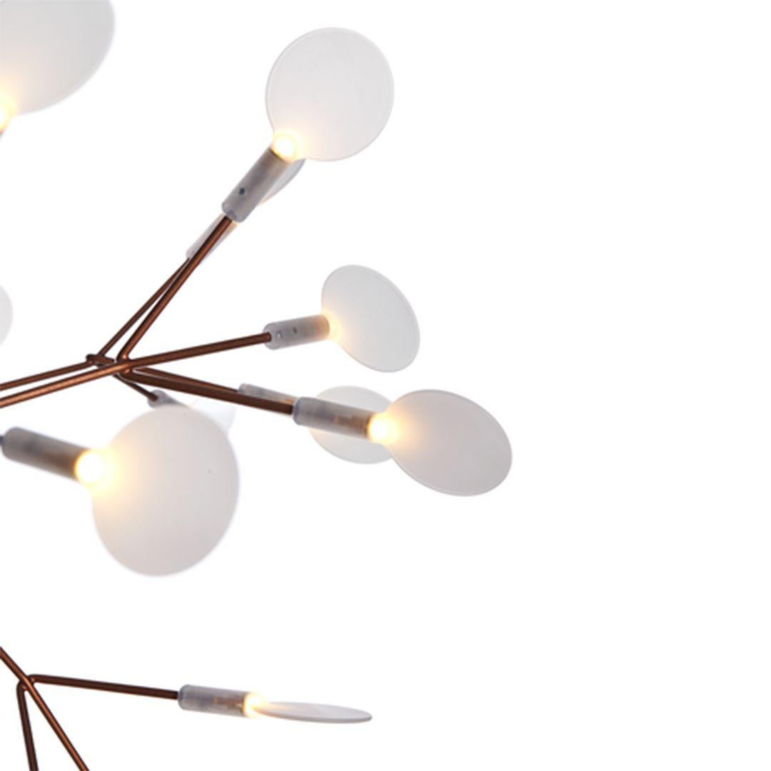 Olandese 2022 Lampada a sospensione Heracleum II in rame 98D di Bertjan Pot per Moooi in vendita