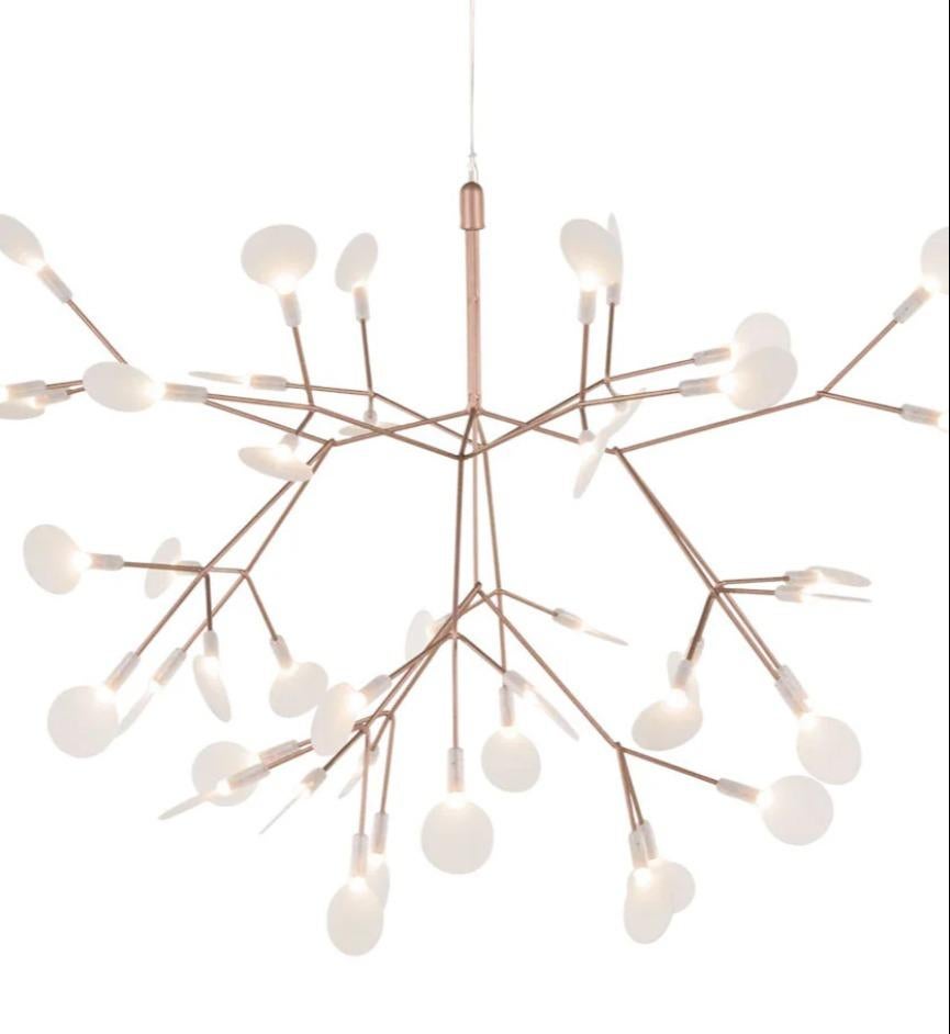 Olandese 2022 Lampada a sospensione Heracleum Small II in rame di Bertjan Pot per Moooi in vendita