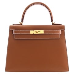 2022 Hermès Gold Epsom Kelly 28 GHW
