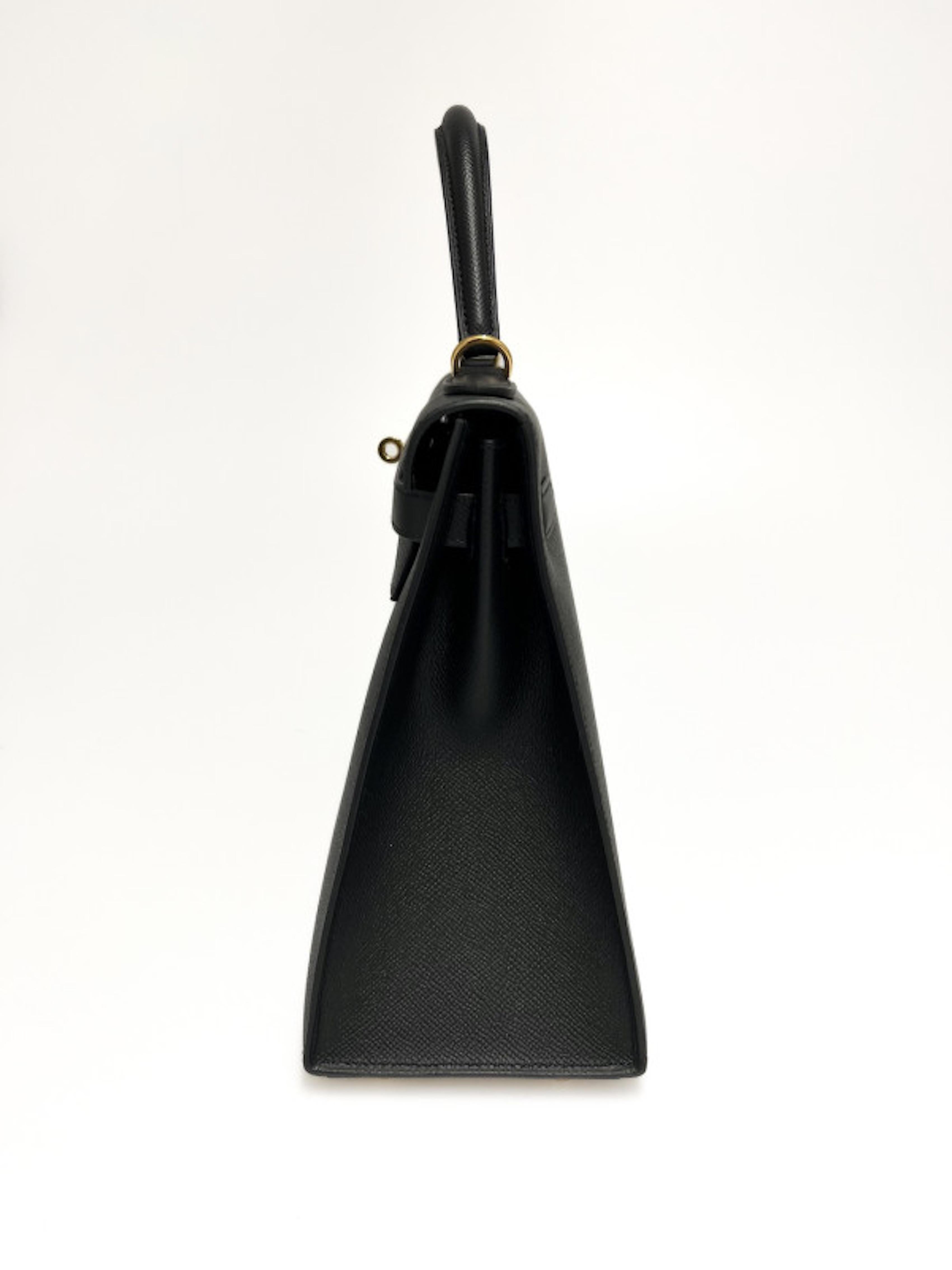 2022 Hermès Kelly 32 Sellier Cuir Epsom Unisexe en vente