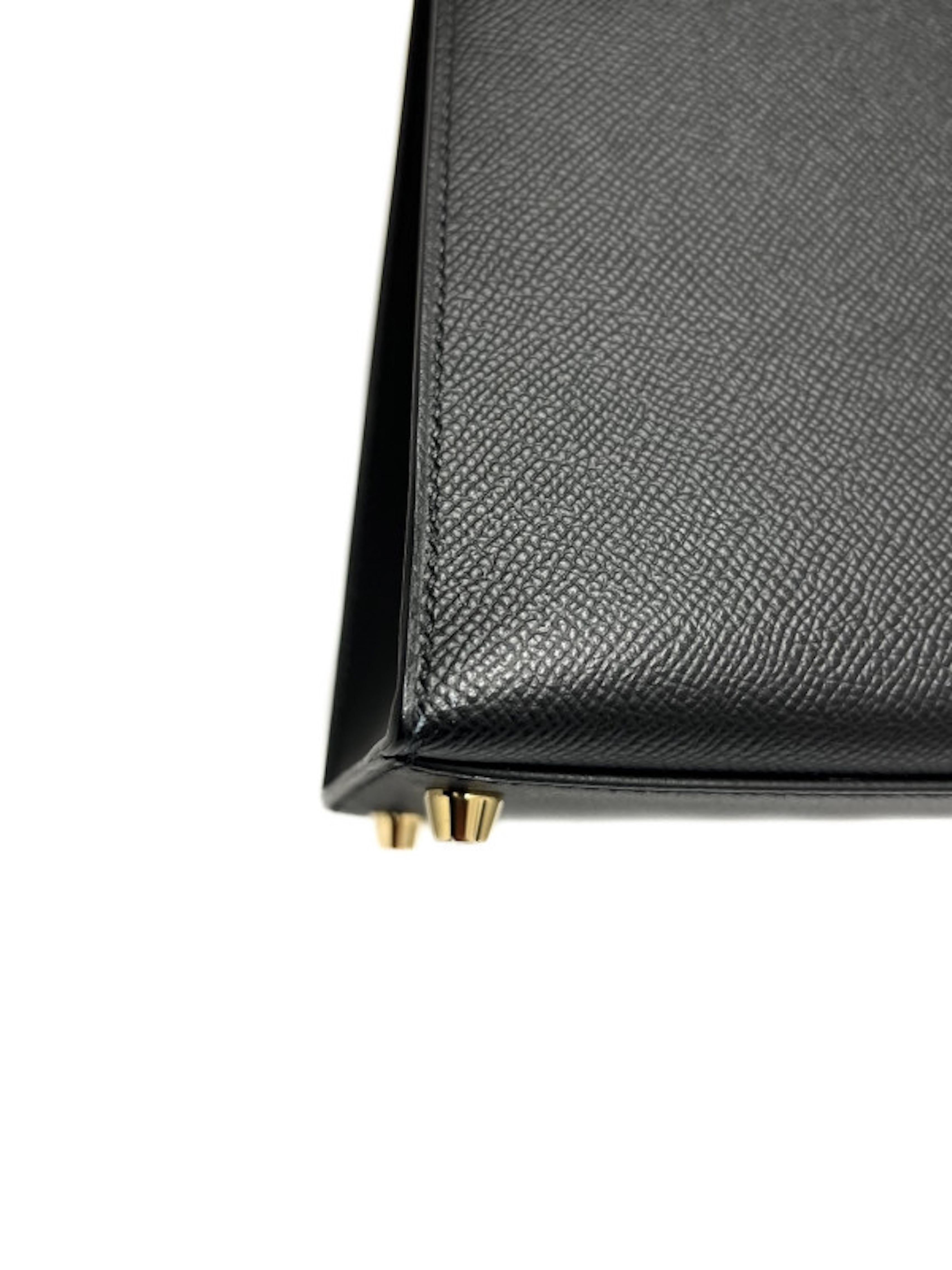 2022 Hermès Kelly 32 Sellier Cuir Epsom en vente 2
