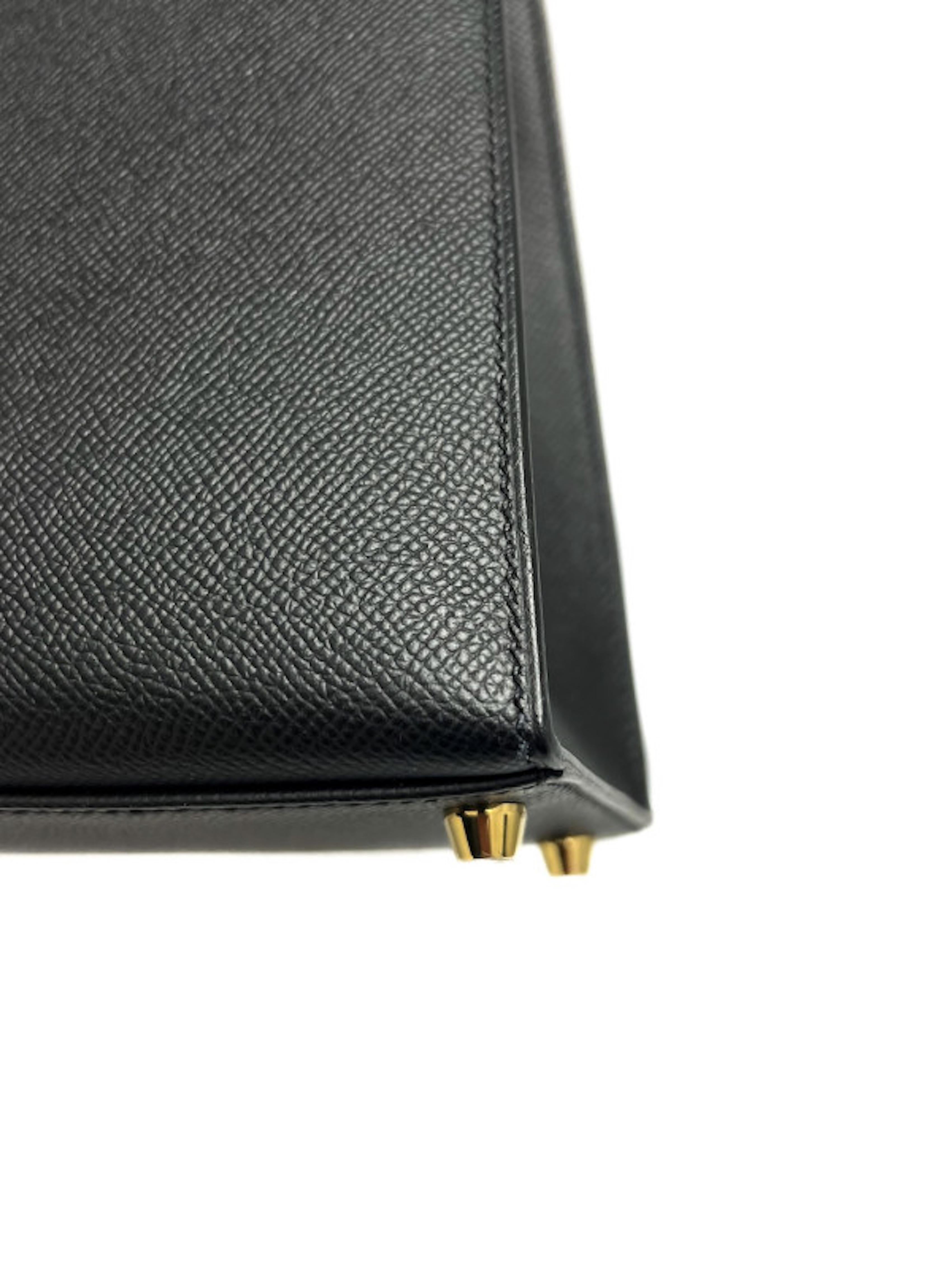 2022 Hermès Kelly 32 Sellier Cuir Epsom en vente 3
