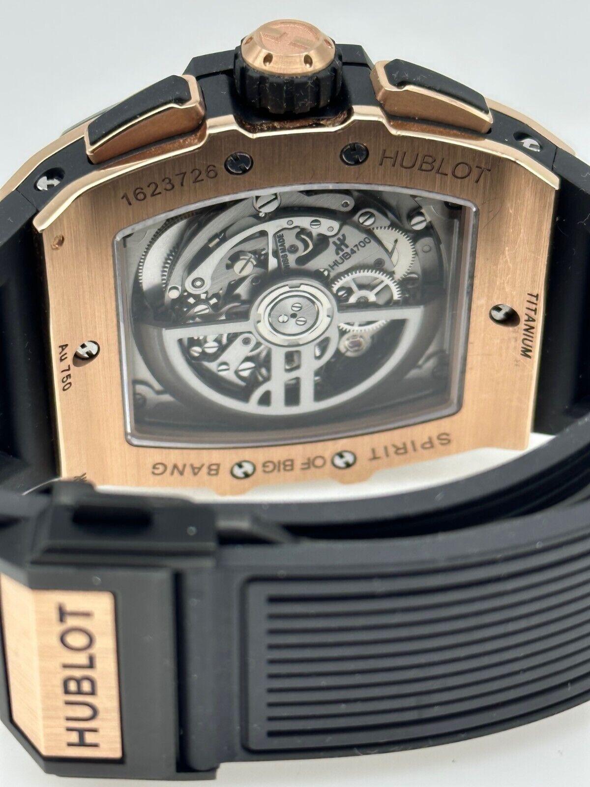 2022 Hublot 642.OM.0180.RX Spirit of Big Bang King 18K Gold Keramik Box Papier im Zustand „Hervorragend“ in San Diego, CA