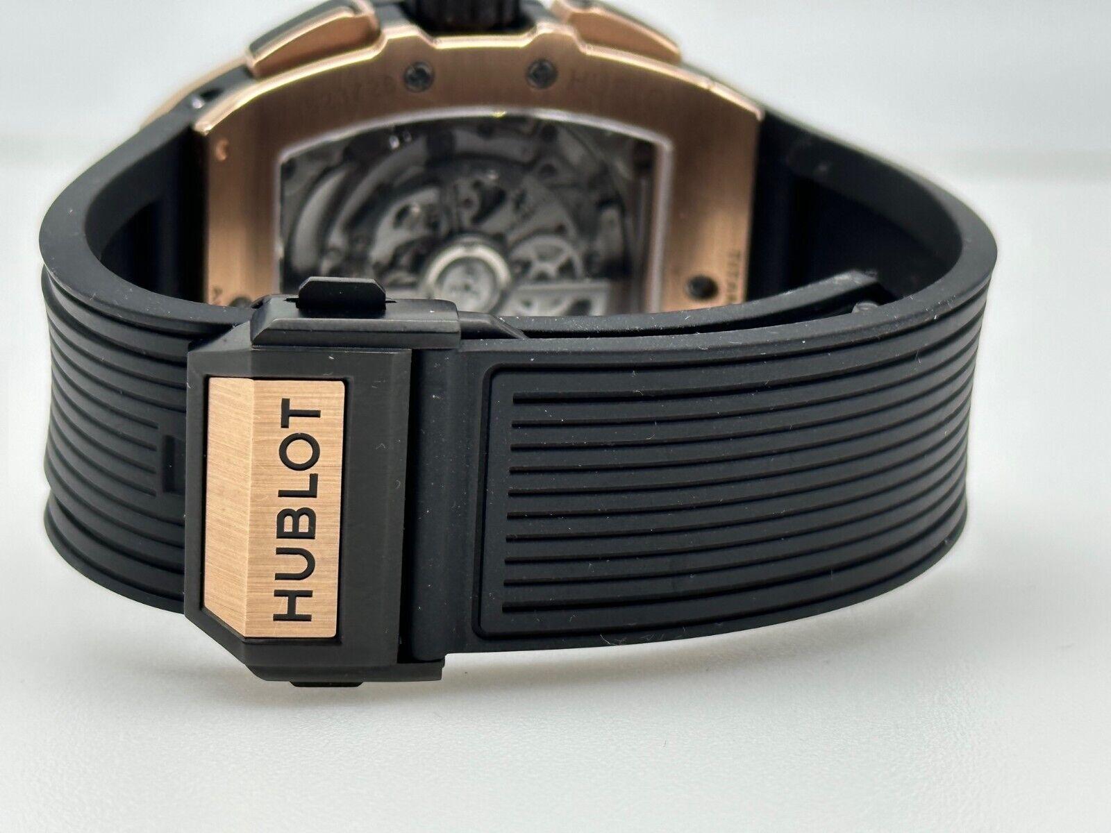 2022 Hublot 642.OM.0180.RX Spirit of Big Bang King 18K Gold Ceramic Box Paper In Excellent Condition In San Diego, CA