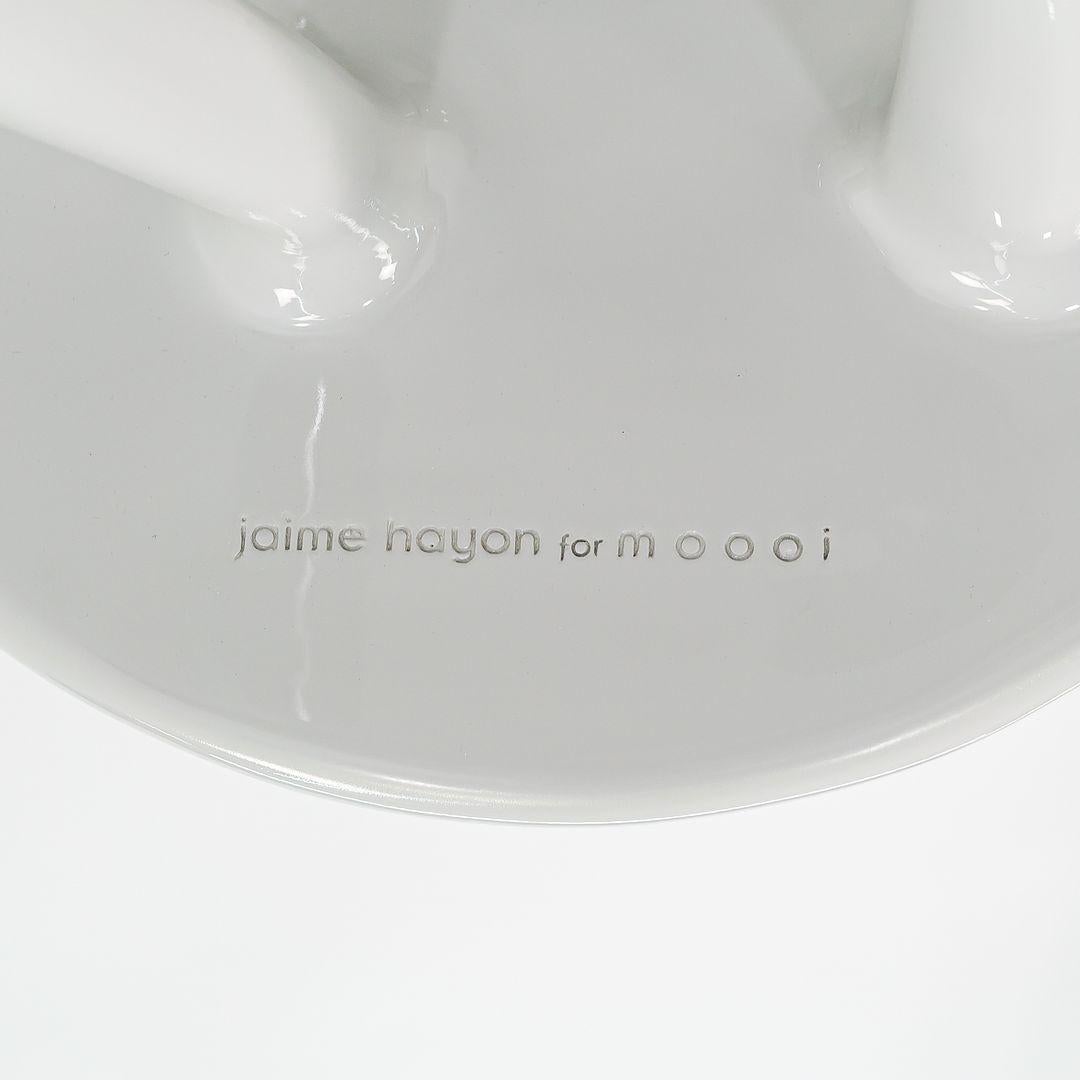 2022 Jaime Hayon for Moooi Element 002 Stool in Silk Grey 2x Available For Sale 4