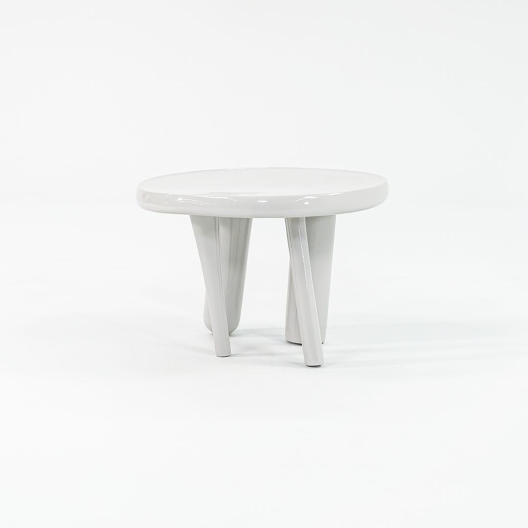 Listed for sale are two (sold individually) Element 002 Stools made of solid wood in a light grey. The stool was designed by Jaime Hayon and produced by Moooi¬†in the Netherlands. It dates to circa 2022 and is guaranteed as authentic.¬†Condition is