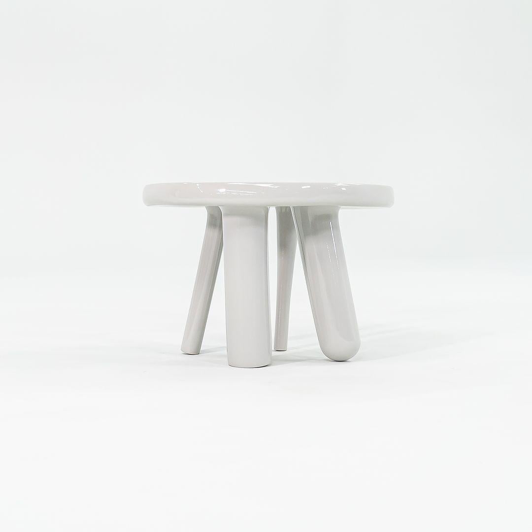 Contemporary 2022 Jaime Hayon for Moooi Element 002 Stool in Silk Grey 2x Available For Sale