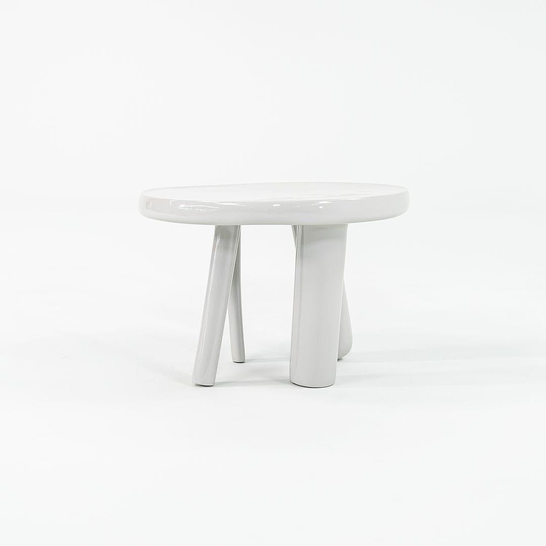 Fiberglass 2022 Jaime Hayon for Moooi Element 002 Stool in Silk Grey 2x Available For Sale