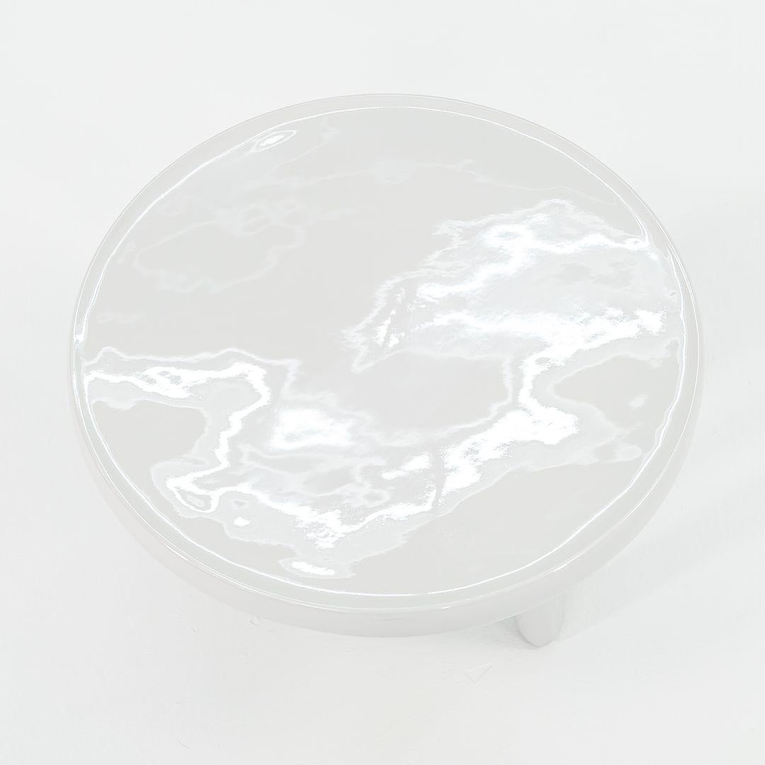 2022 Jaime Hayon for Moooi Element 002 Stool in Silk Grey 2x Available For Sale 2