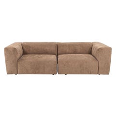 2022 Jasper Morrison 94in Loveseat Sofa Oblong System in Ultrasede Alcantara