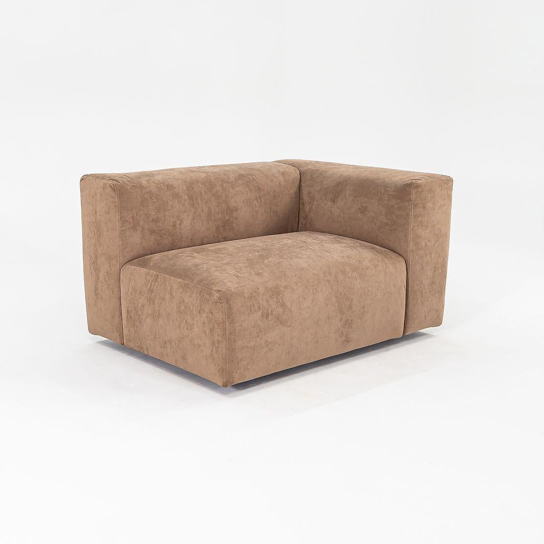 Oblong System Sofa Alcantara / Ultrasuede, Jasper Morrison für Cappellini, 2022 (Metall) im Angebot
