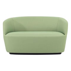 2022 Jasper Morrison für Cappellini Orla Zweisitzer-Sofa in Sahco Grün