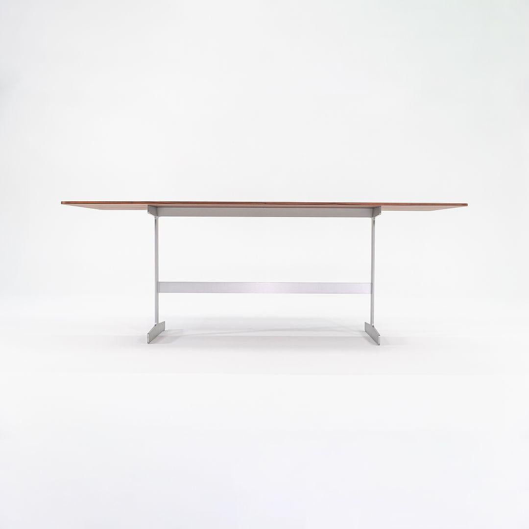 Aluminum 2022 Jasper Morrison for Cappellini Simplon Rectangular Table in Palisander For Sale