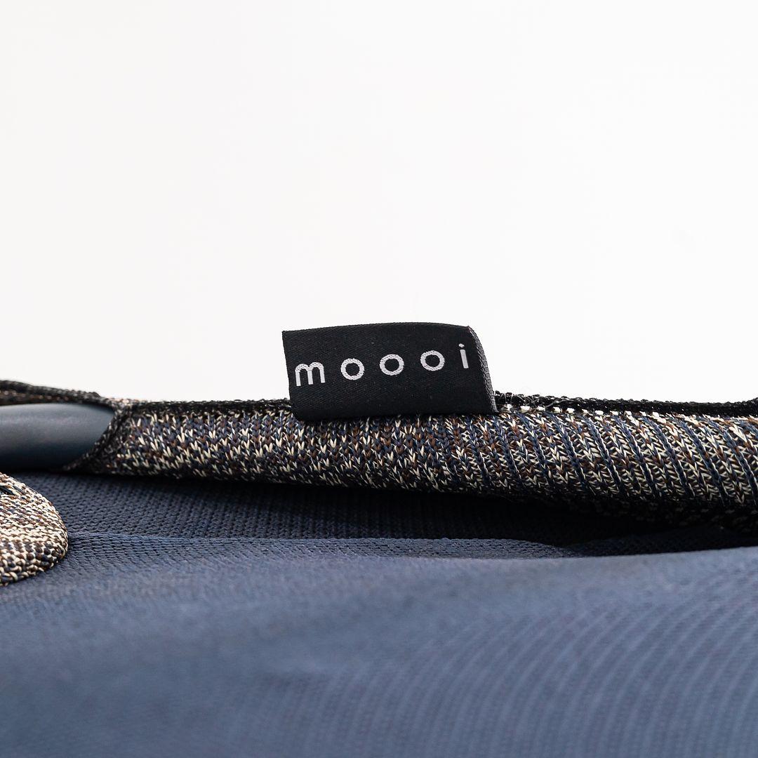 Néerlandais 2022 Jonas Forsman for Moooi Chaise longue à maille 3D en bleu gris en vente