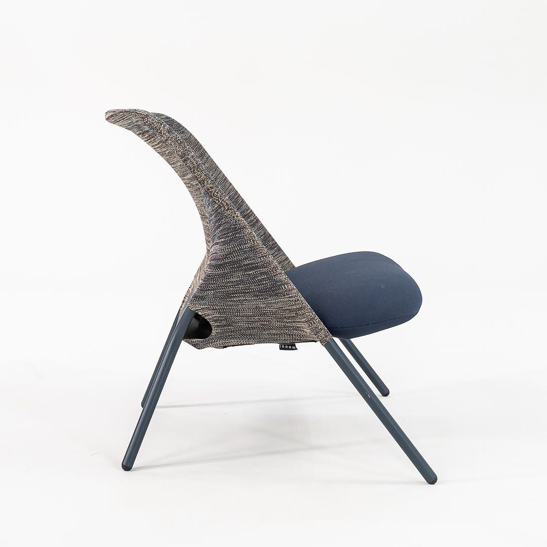 2022 Jonas Forsman for Moooi Chaise longue à maille 3D en bleu gris Excellent état - En vente à Philadelphia, PA