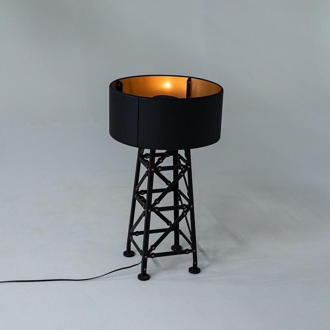 2022 Joost Van Bleiswijk for Moooi UL Construction Lamp Matt Black S 34.5 x 19.5 For Sale 1
