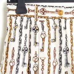 2022 Louis Vuitton High Waist Wide Leg silk pants FR38 New