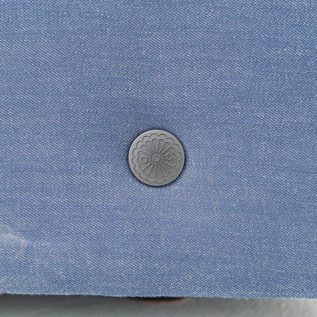 2022 Maarten Baas pour Moooi SLT Chaise Lounge Right Side S2 en Indigo Denim en vente 2
