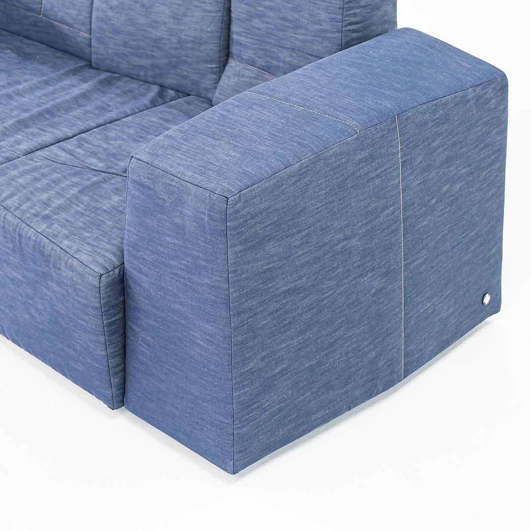 2022 Maarten Baas per Moooi SLT Divano a due posti Element S3 in Indigo Denim in vendita 3