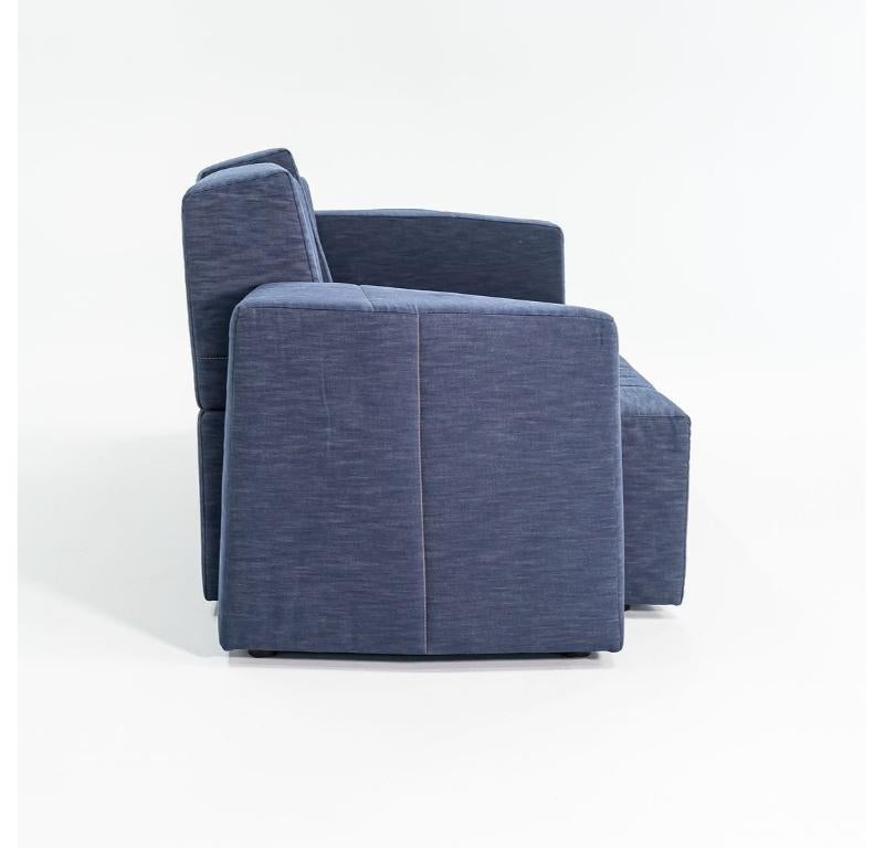 2022 Maarten Baas per Moooi SLT Divano a due posti Element S3 in Indigo Denim in vendita 5
