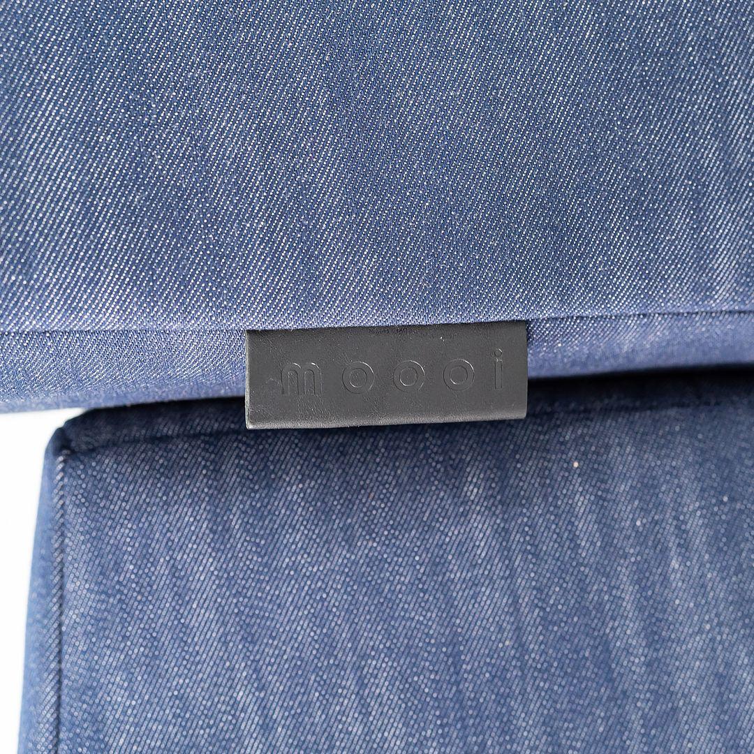 Moderno 2022 Maarten Baas per Moooi SLT Divano a due posti Element S3 in Indigo Denim in vendita