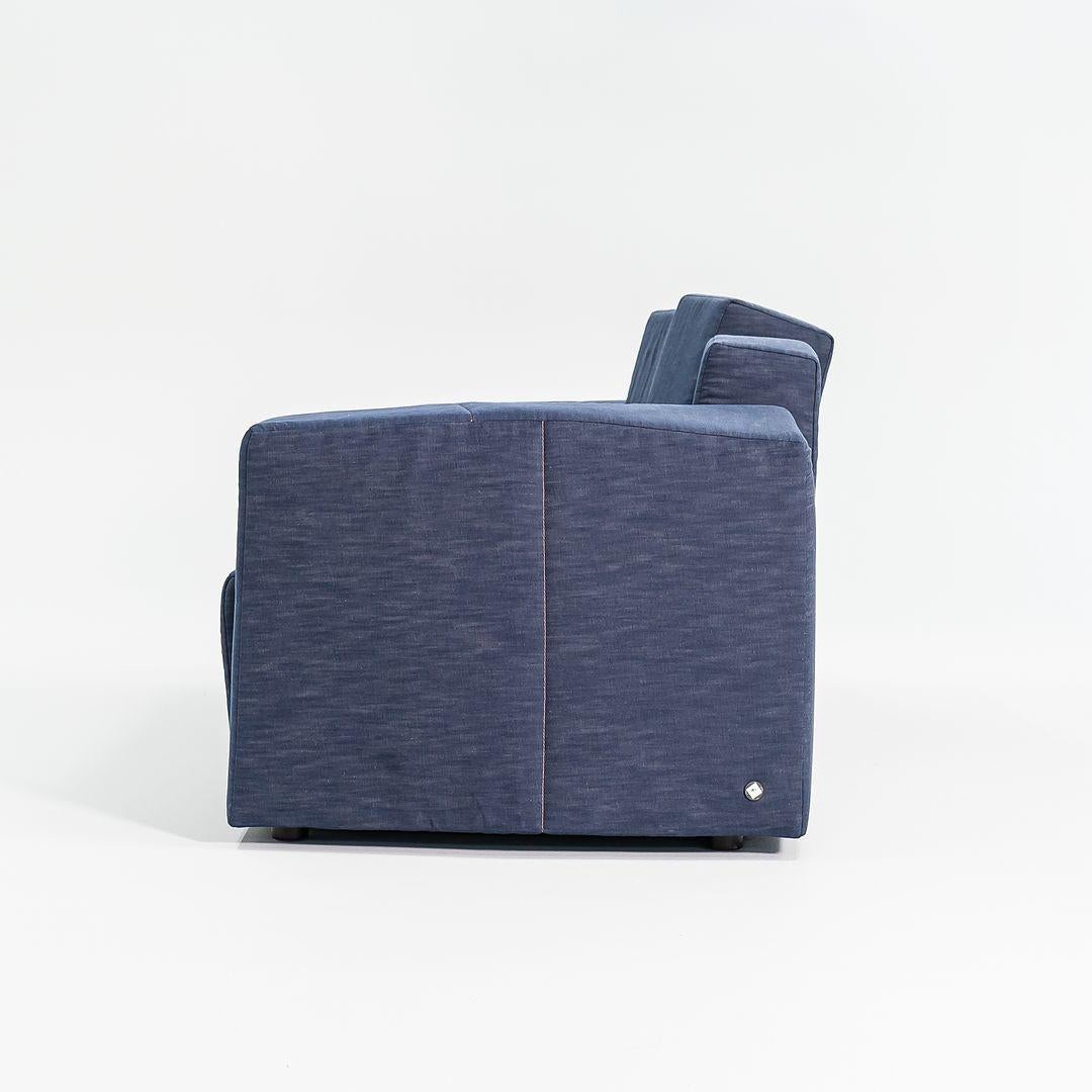 Acciaio 2022 Maarten Baas per Moooi SLT Divano a due posti Element S3 in Indigo Denim in vendita