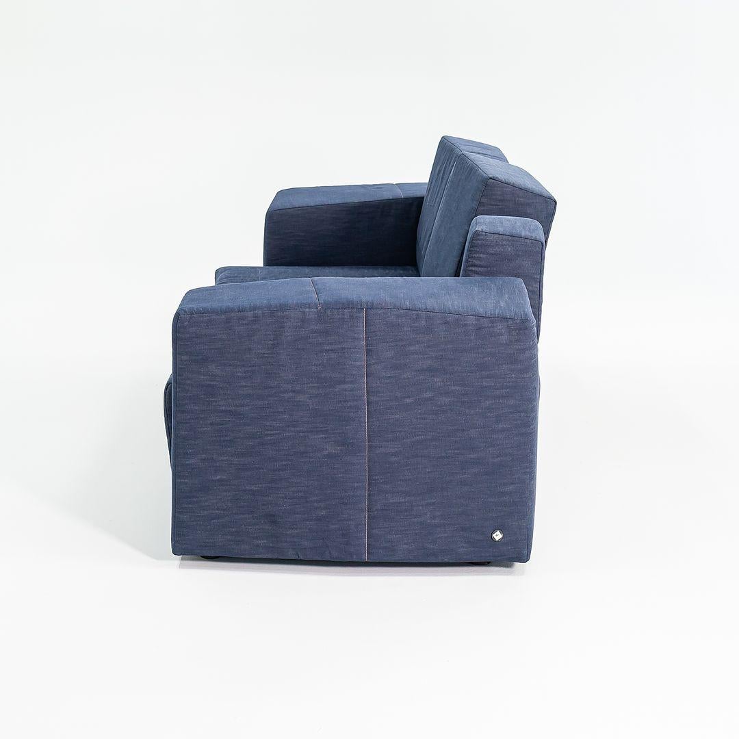 2022 Maarten Baas per Moooi SLT Divano a due posti Element S3 in Indigo Denim in vendita 1
