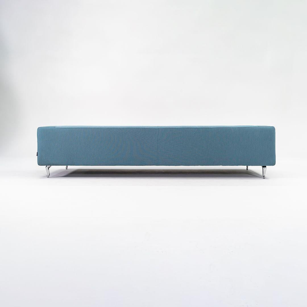 2022 Marcel Wanders Divano a 3 posti Zliq 270 Element Island Twill Melange, Lagoon Toe in vendita 3