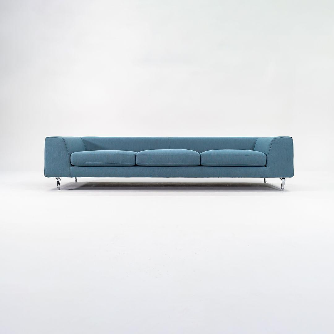 2022 Marcel Wanders Divano a 3 posti Zliq 270 Element Island Twill Melange, Lagoon Toe in vendita 5