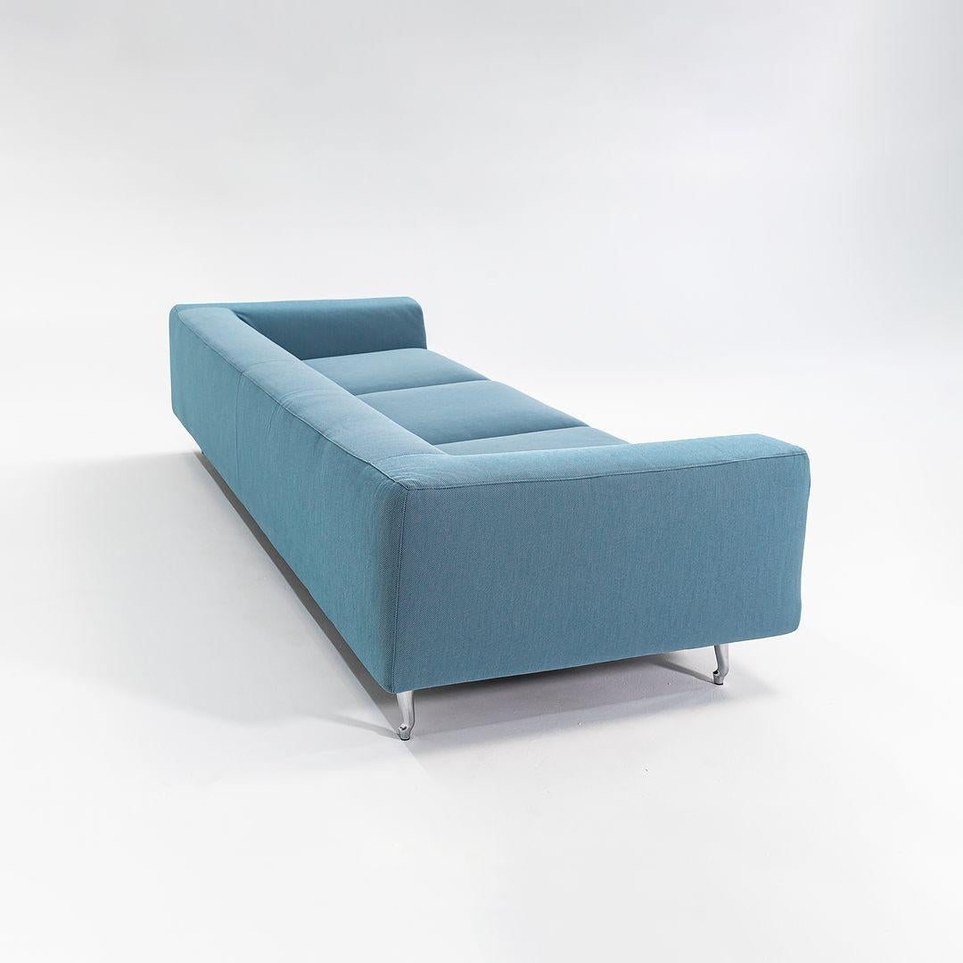 2022 Marcel Wanders Divano a 3 posti Zliq 270 Element Island Twill Melange, Lagoon Toe in vendita 1