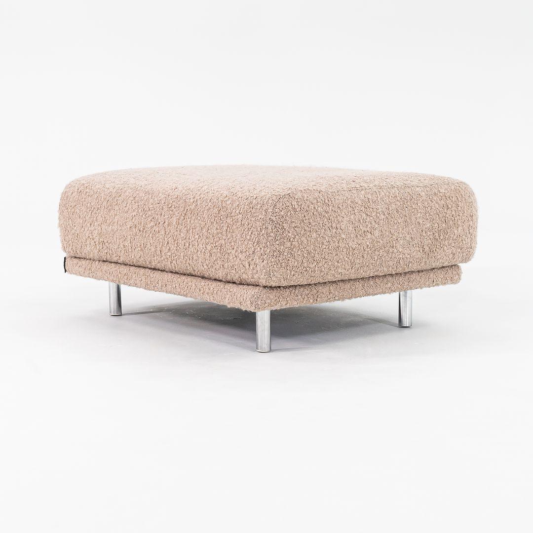 Moderne 2022 Marcel Wanders for Moooi Cloud Footstool EA, Blushing Sloth Woolly Mohair en vente