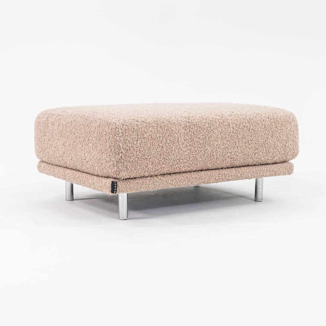 2022 Marcel Wanders for Moooi Cloud Footstool EA, Blushing Sloth Woolly Mohair Excellent état - En vente à Philadelphia, PA