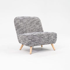 2022 Marcel Wanders for Moooi Cocktail Armless Lounge Chair in Boucle Grigio