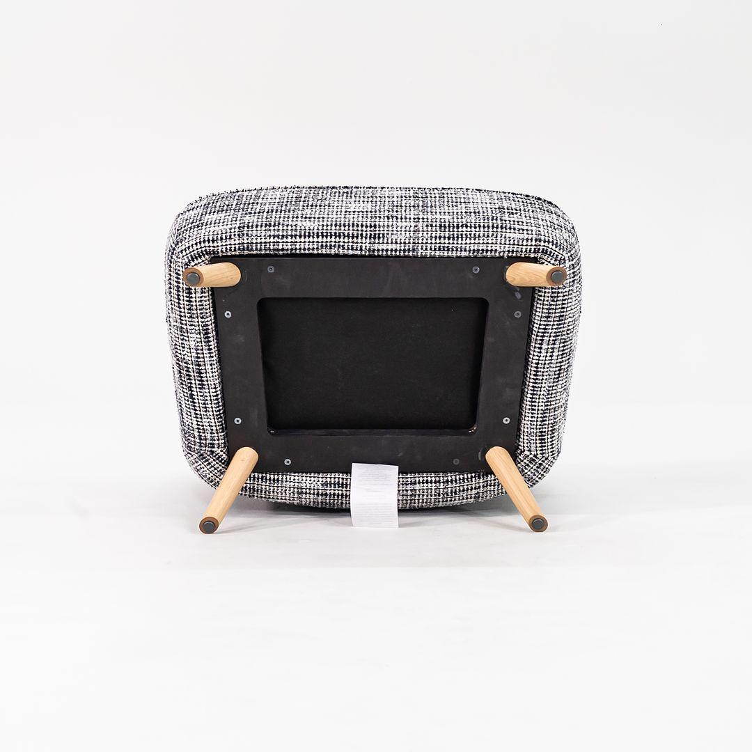 2022 Marcel Wanders para Moooi Silla de salón sin brazos Cocktail de Boucle gris Moderno en venta