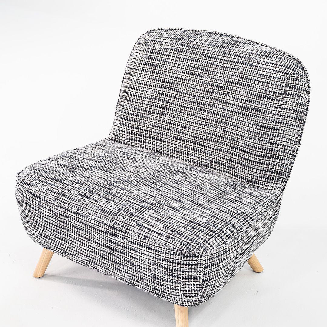 2022 Marcel Wanders para Moooi Silla de salón sin brazos Cocktail de Boucle gris Holandés en venta