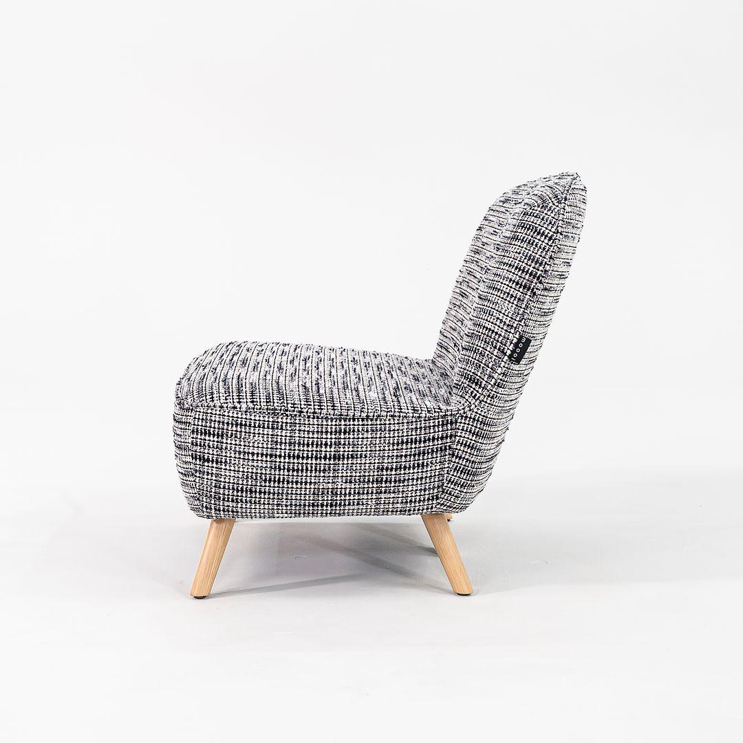 2022 Marcel Wanders para Moooi Silla de salón sin brazos Cocktail de Boucle gris en Excelente estado para la venta en Philadelphia, PA