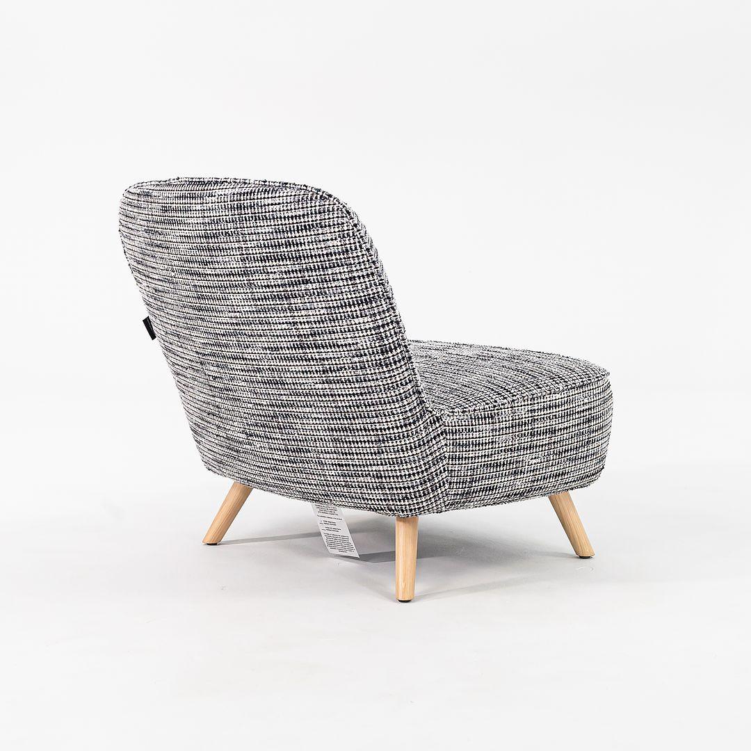 2022 Marcel Wanders para Moooi Silla de salón sin brazos Cocktail de Boucle gris Acero en venta