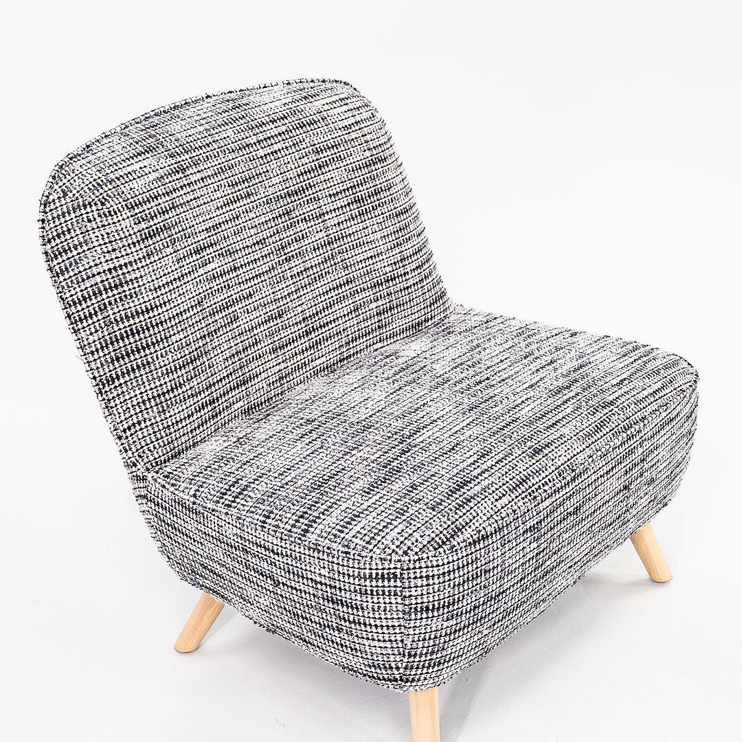 2022 Marcel Wanders para Moooi Silla de salón sin brazos Cocktail de Boucle gris en venta 2