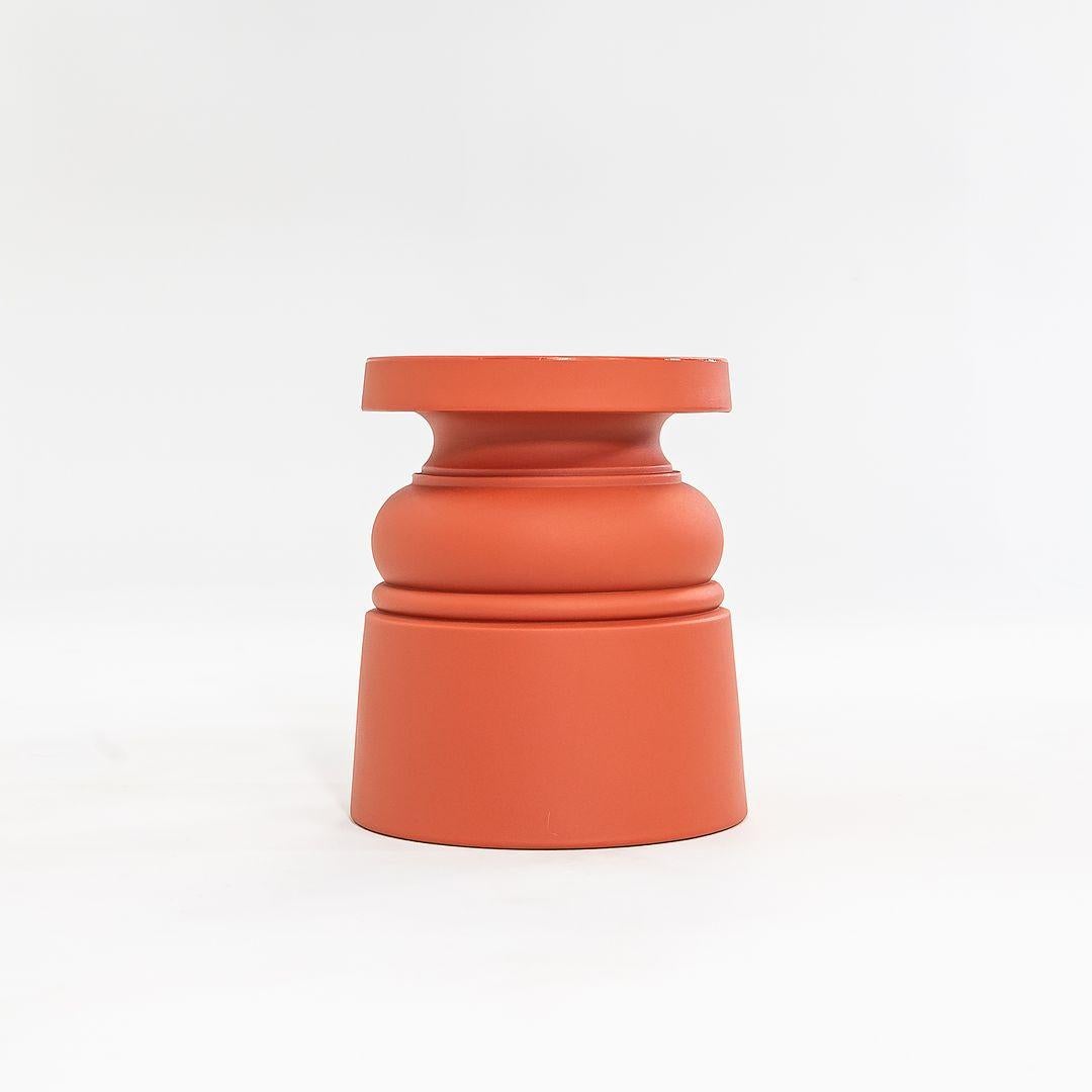 Modern 2022 Marcel Wanders for Moooi Container Stool New Antiques in Terracotta For Sale