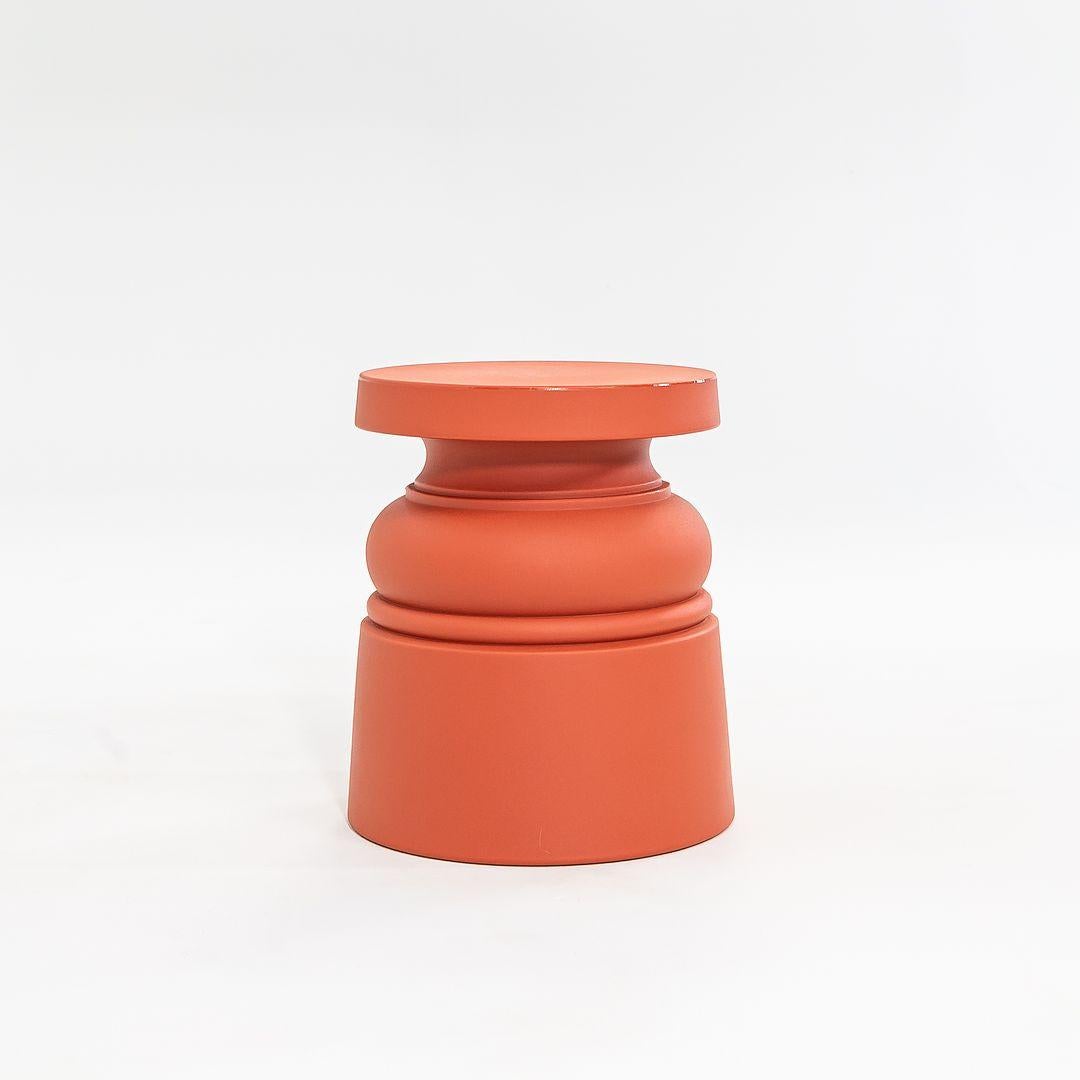 Dutch 2022 Marcel Wanders for Moooi Container Stool New Antiques in Terracotta For Sale