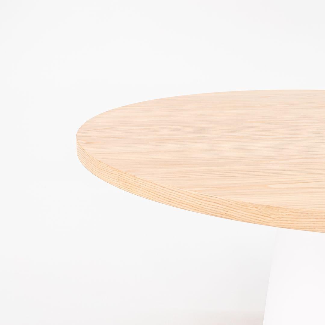 Contemporary 2022 Marcel Wanders for Moooi Container Top Dining Table 55 in w/ Washed Oak Top For Sale